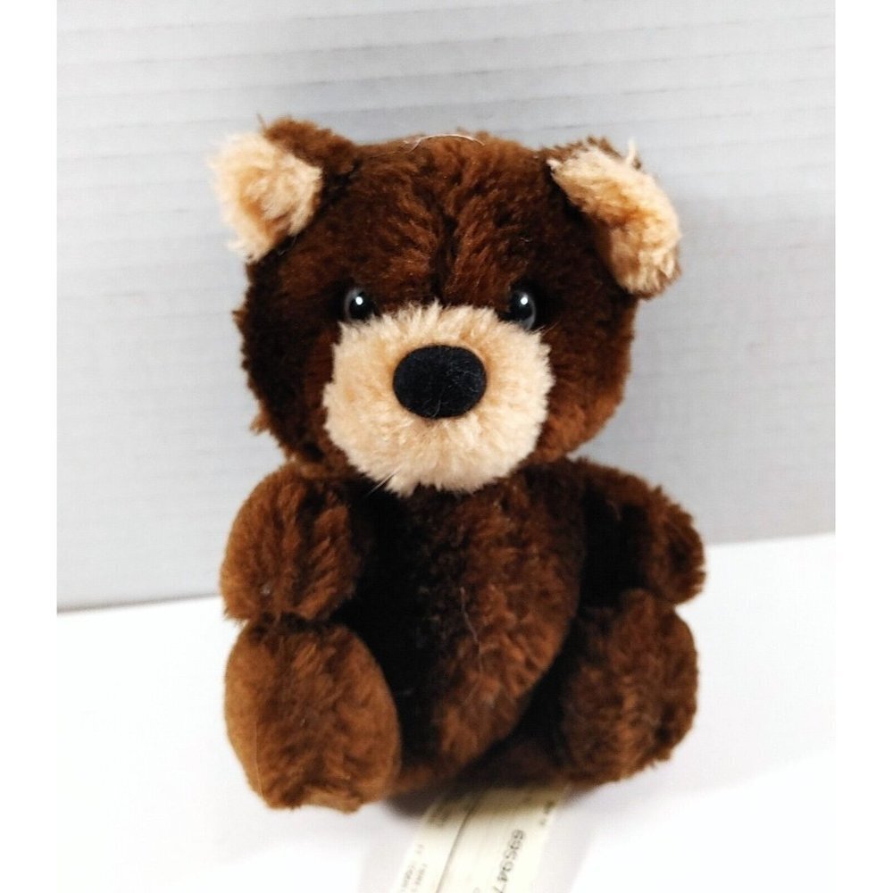 Dakin 1983 Brown  Vintage 5" Teddy Bear Plush Stuffed Animal